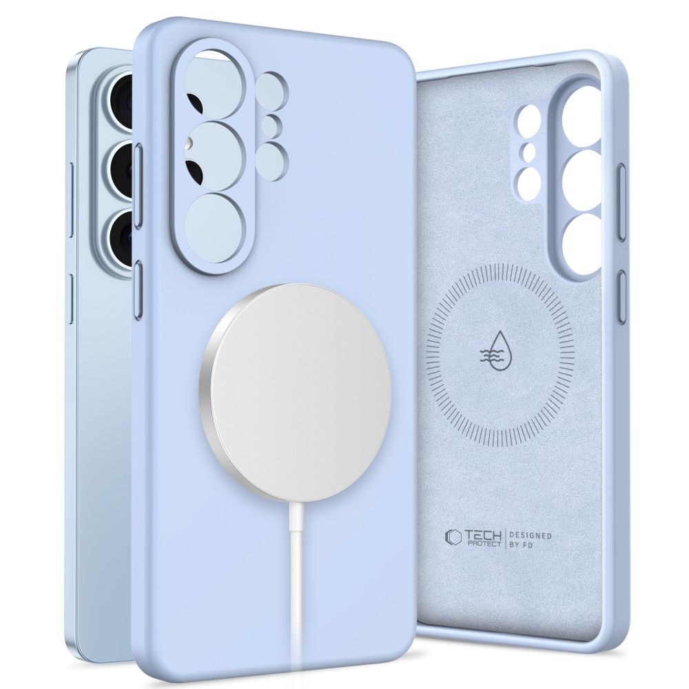Tech Protect Silikone Magsafe Galaxy S26 Ultra Himmelblå