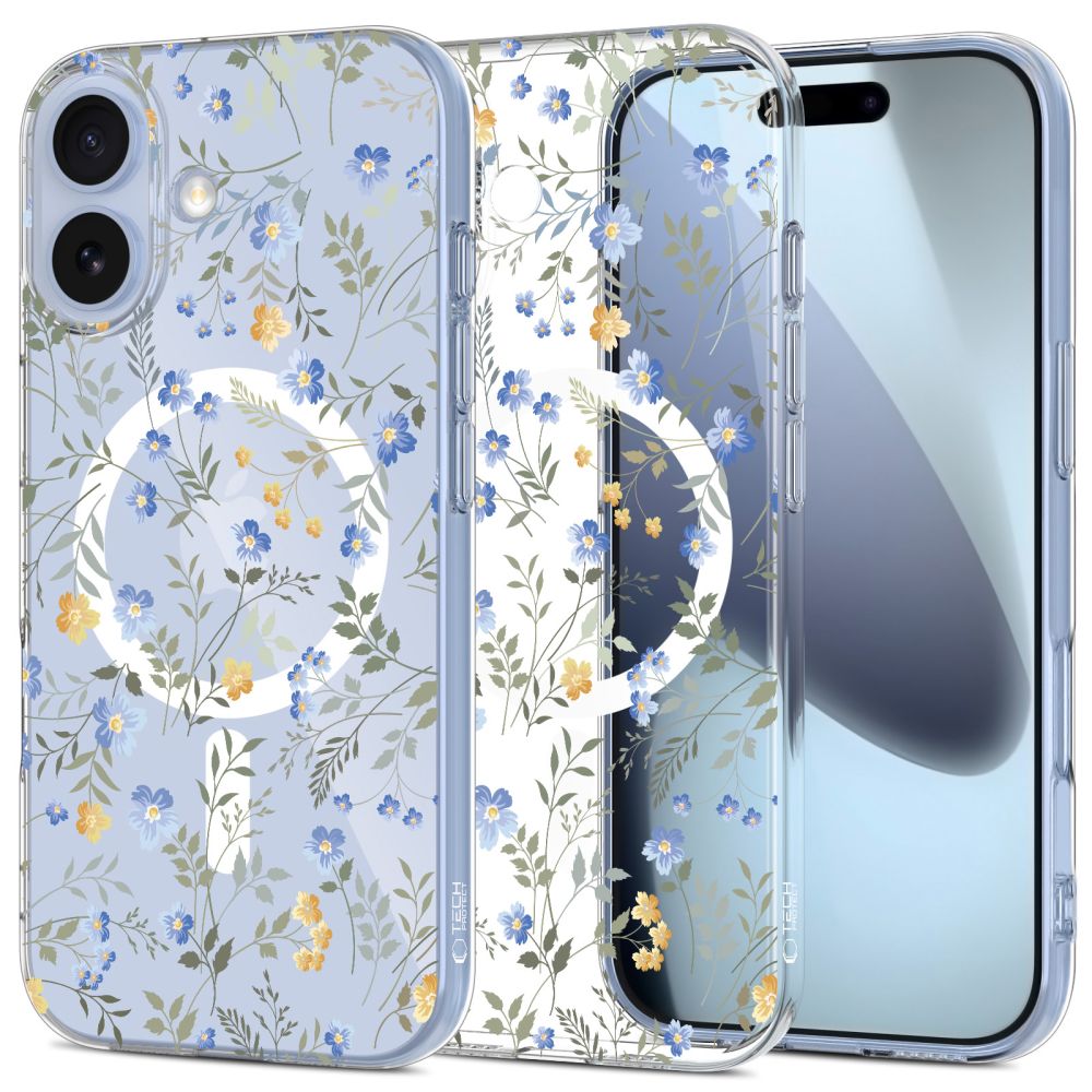 Tech Protect Flexair Magsafe Iphone 17 Forårsblomster