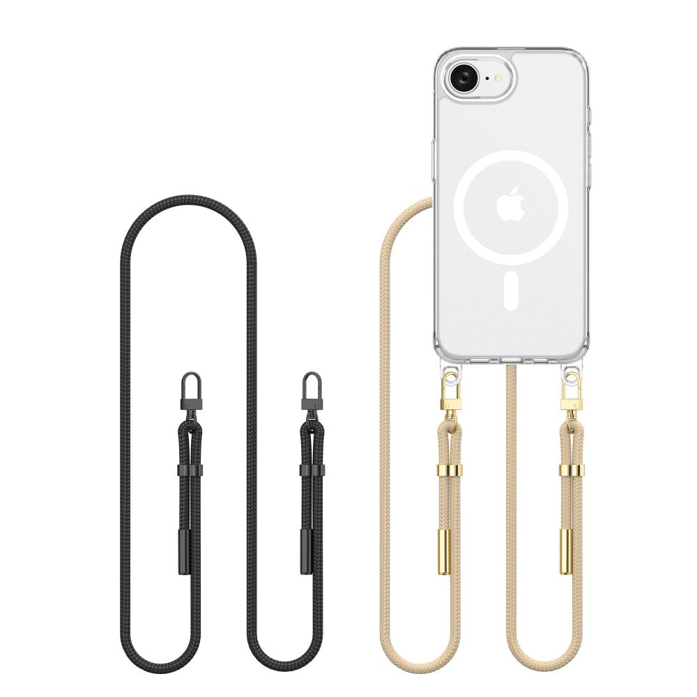 Tech Protect Flexair Kæde Magsafe Iphone 16 E / 17 E Sort & Taupe