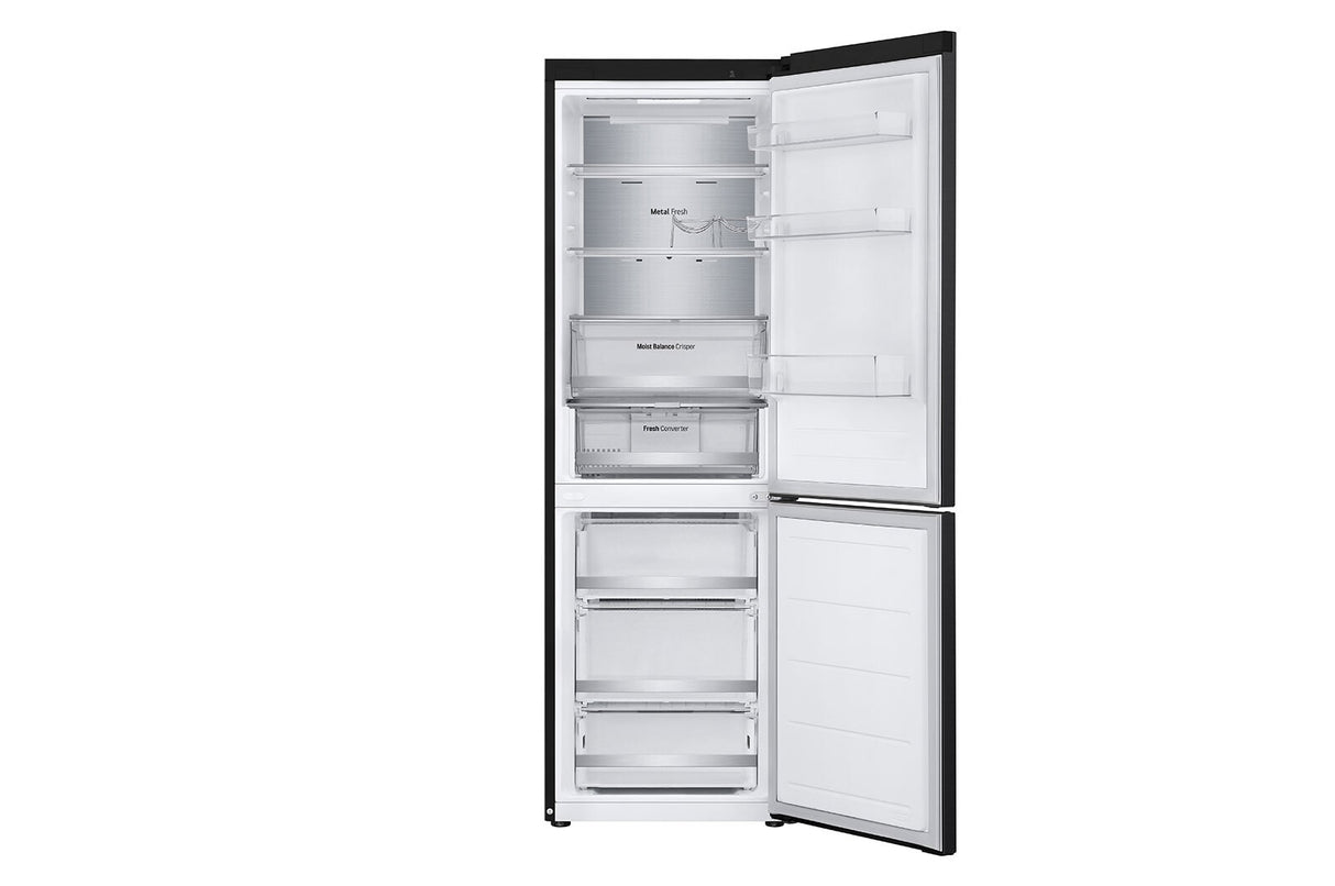 LG GBV5150DEP køle-/fryseskab Fritstående 344 L Sort