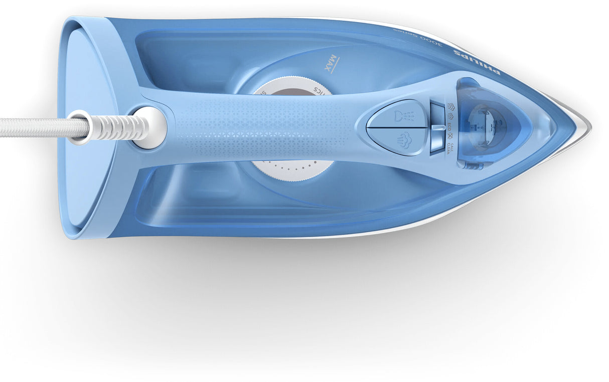 Philips 3000 series DST3020/20 strygejern Dampstrygejern Keramisk strygesål 2200 W Blå