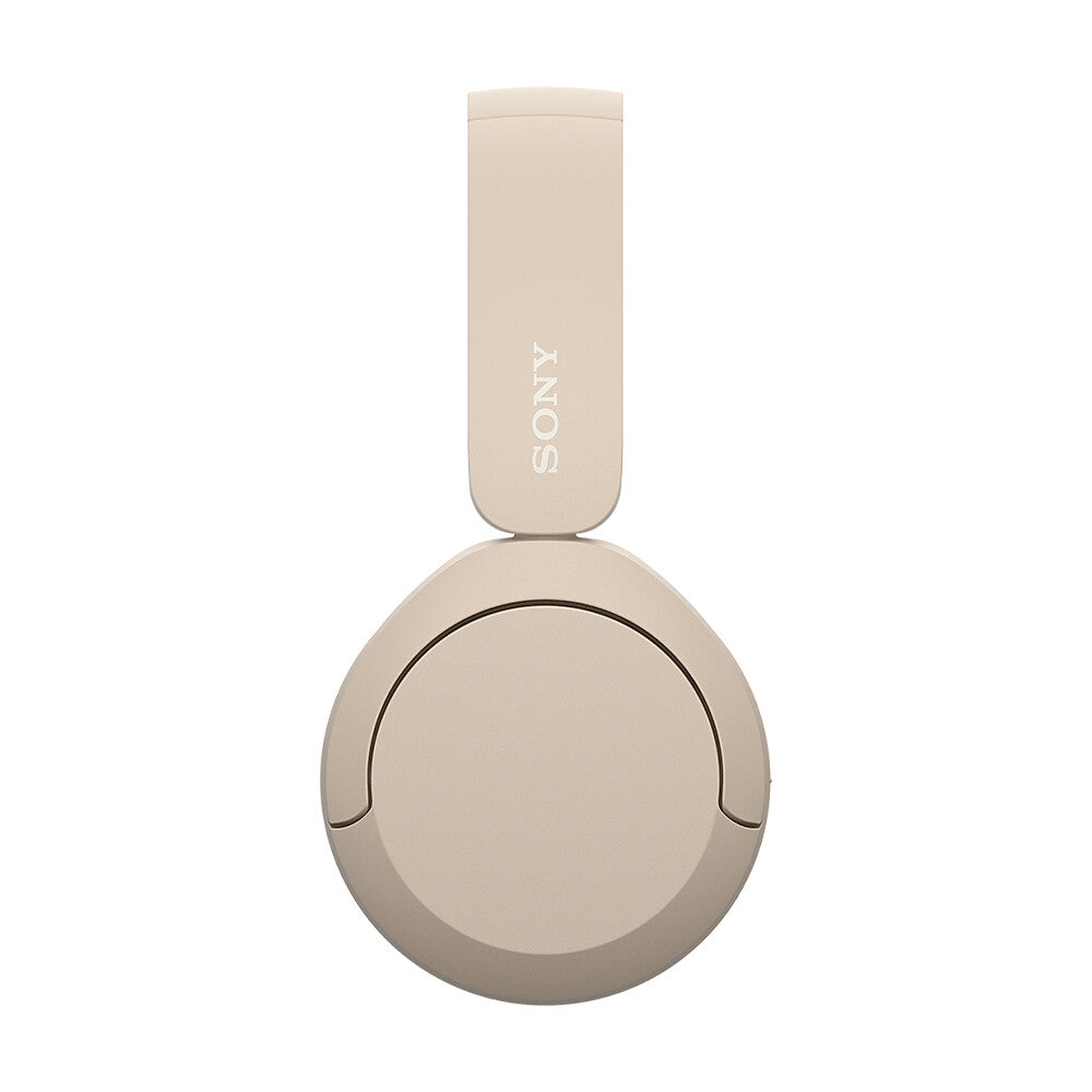 Sony WH-CH520 Headset Trådløs Opkald/musik USB Type-C Bluetooth Opladningsstativ Cremefarvet