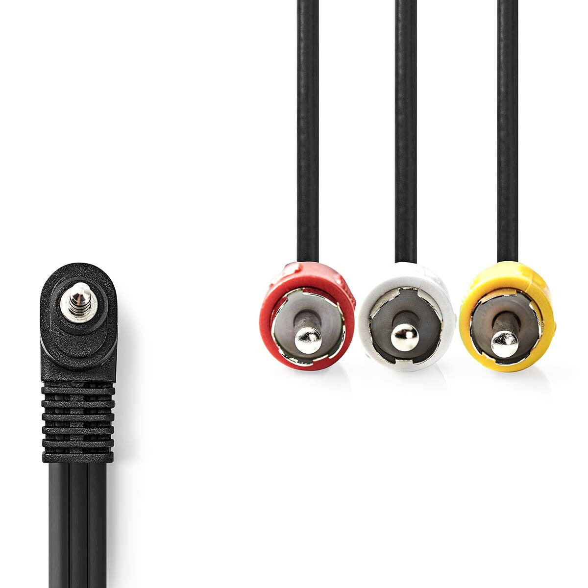 Nedis CVGL22400BK10 videokabel adapter 1 m 3 x RCA