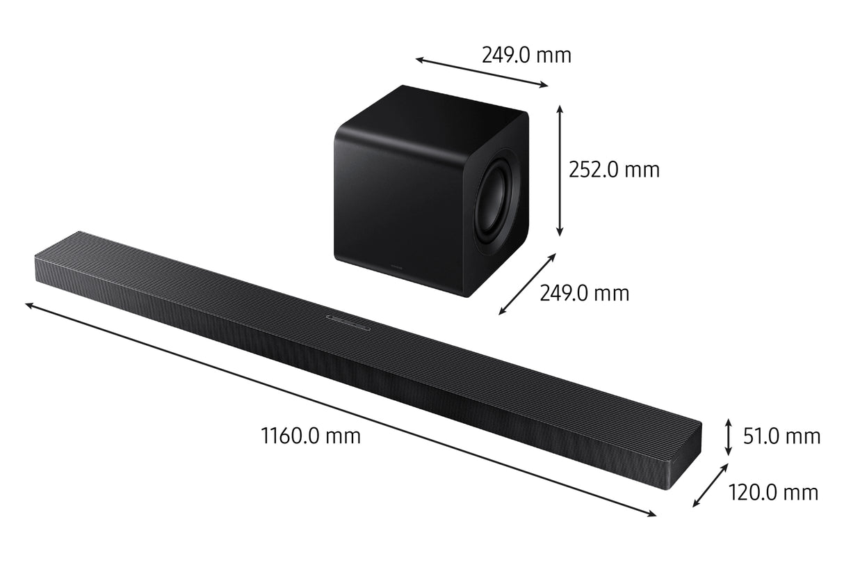 Samsung HW-QS710F/XE soundbar med subwoofer