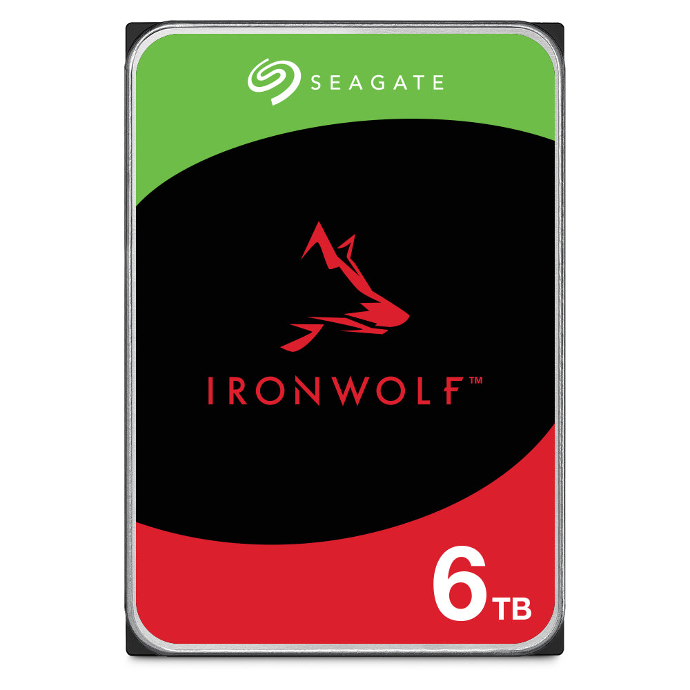Seagate IronWolf Harddisk ST6000VN006 6TB 3.5 SATA-600
