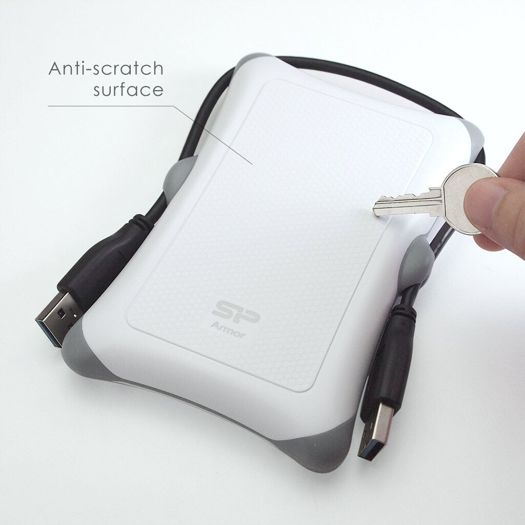 Silicon Power Armor A30 ekstern harddisk 1 TB 2.5" USB Type-A 3.2 Gen 1 (3.1 Gen 1) Hvid