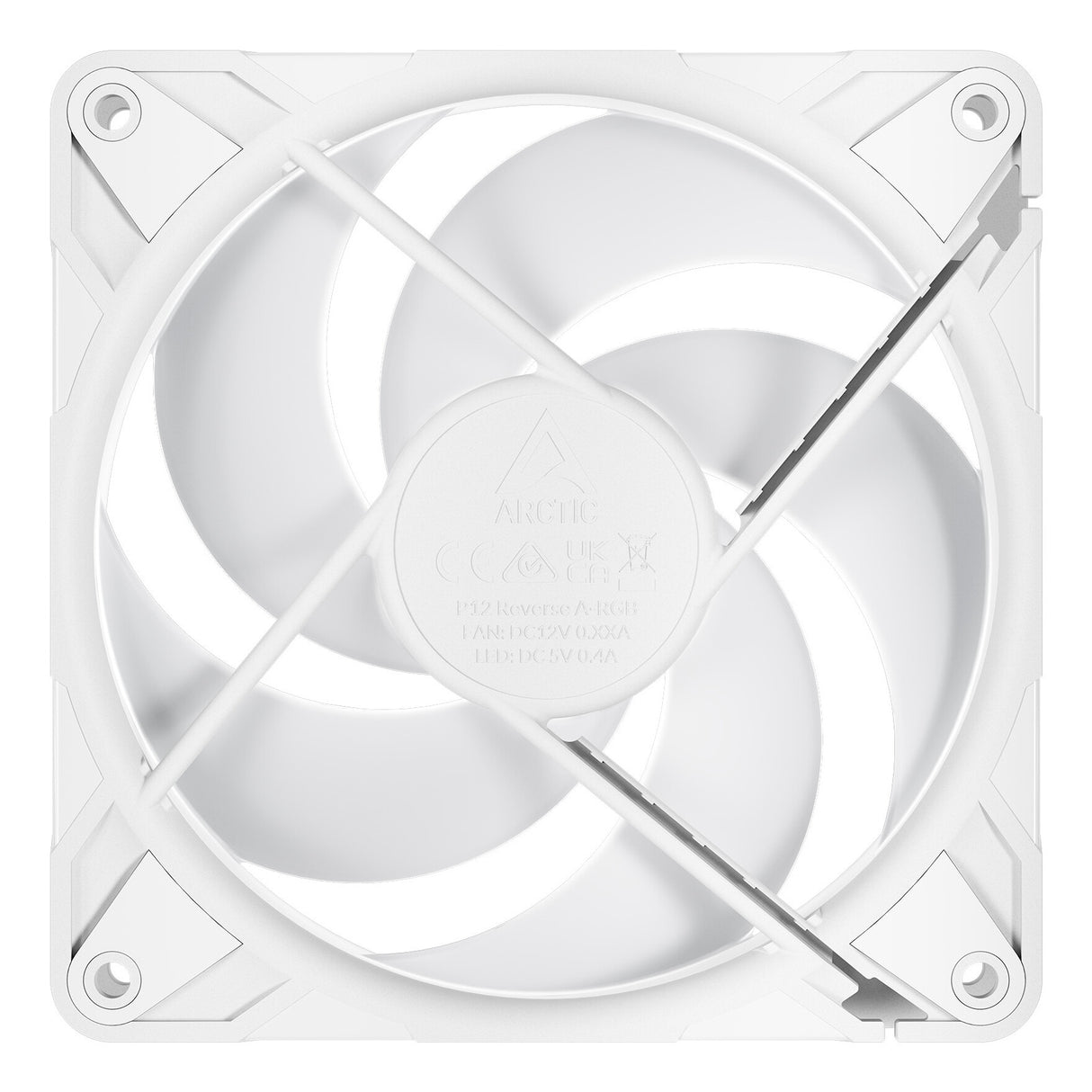 ARCTIC Freezer P12 Pro Reverse A-RGB (White) Computerkabinet Ventilator 12 cm Hvid 1 stk