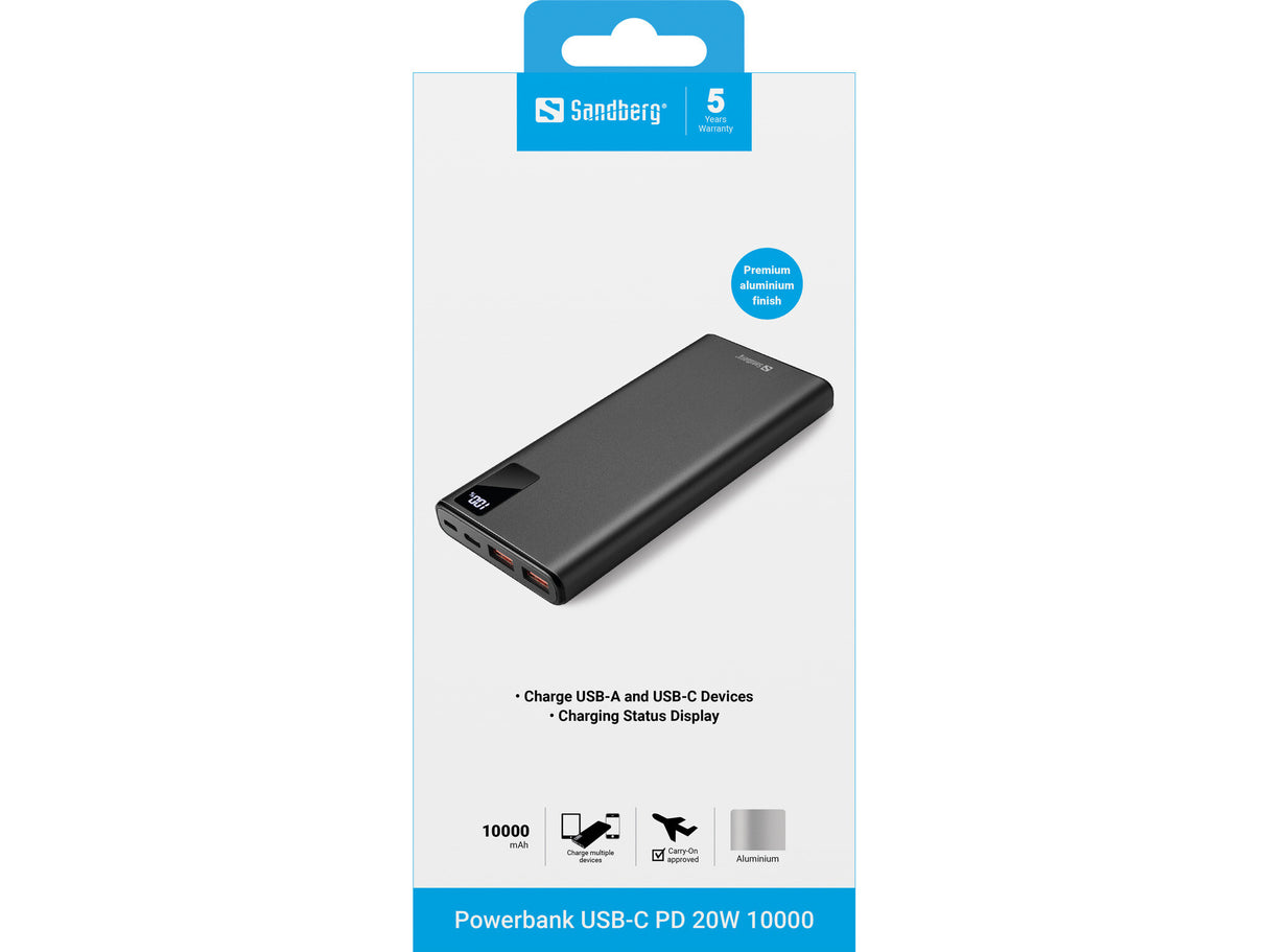 Sandberg 420-58 powerbank 10000 mAh Sort