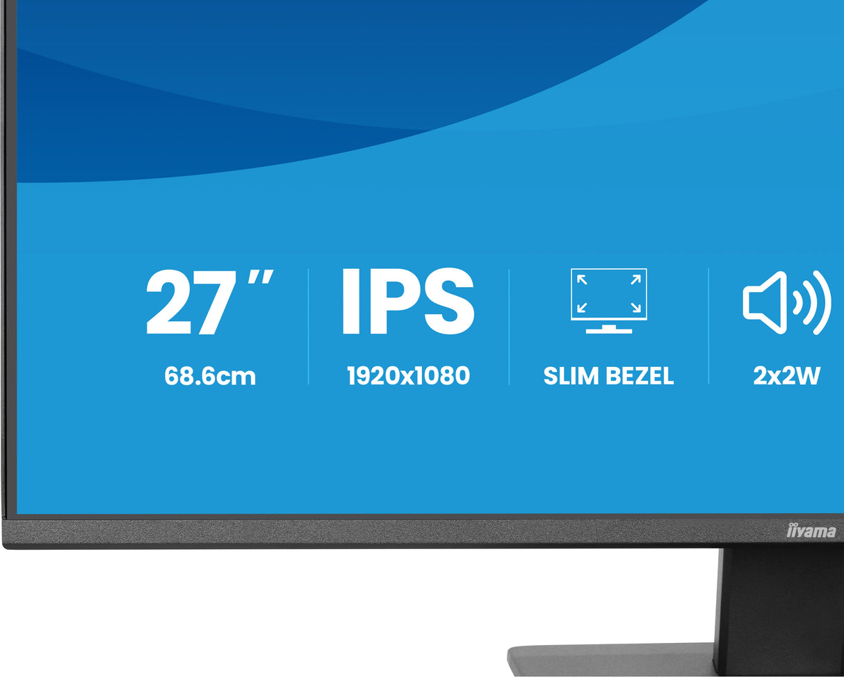 Iiyama X2793HSU-B1 27 IPS 1920 x 1080 (Full HD) HDMI DisplayPort 120Hz