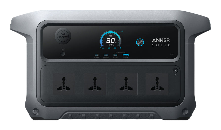 Anker SOLIX C2000 - Gen 2 - transportabel strømstation - 2400 watt - LiFePO4 - 40000 mAh - 2048 Wh