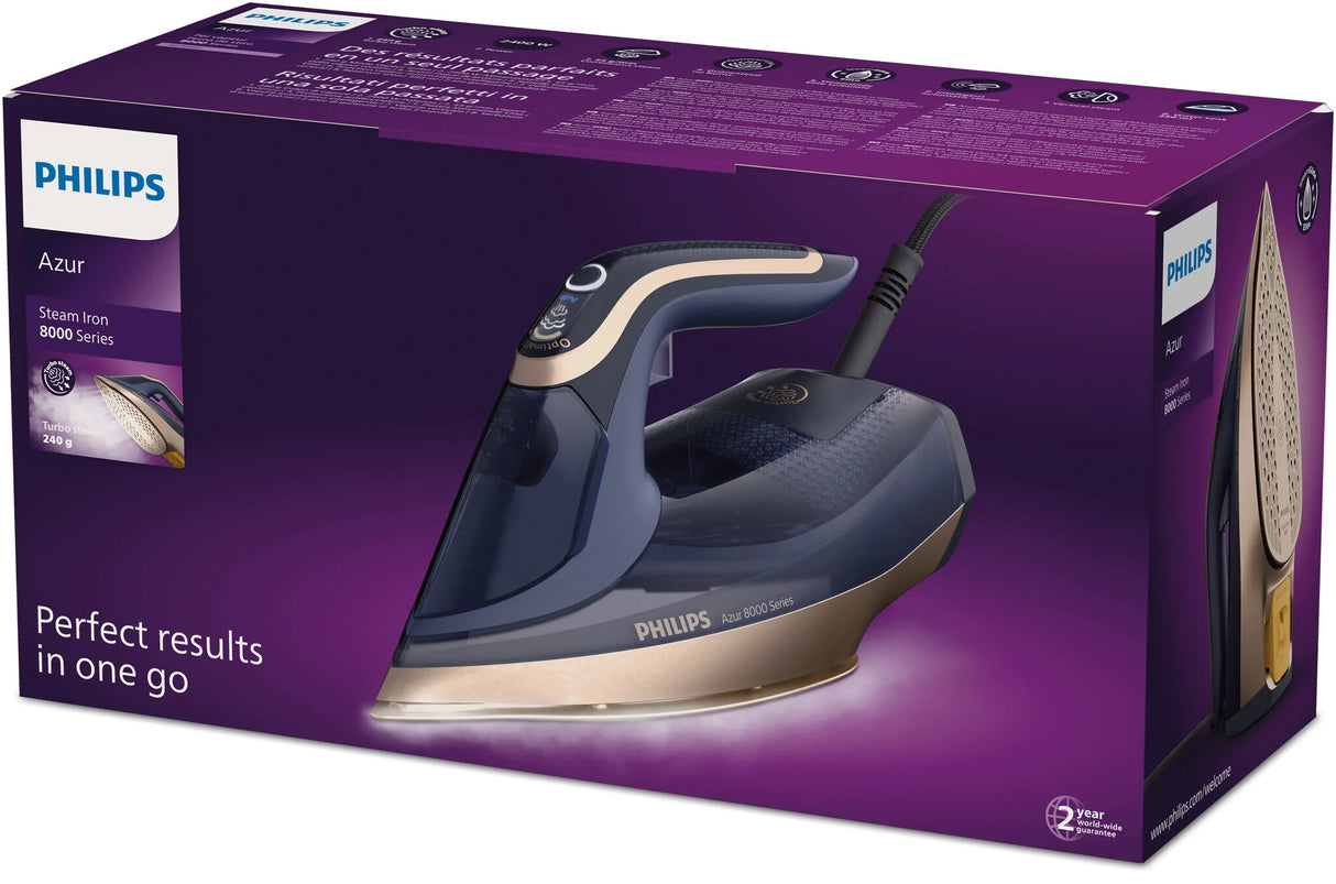 Philips Azur 8000 Series DST8050/20 Dampstrygejern