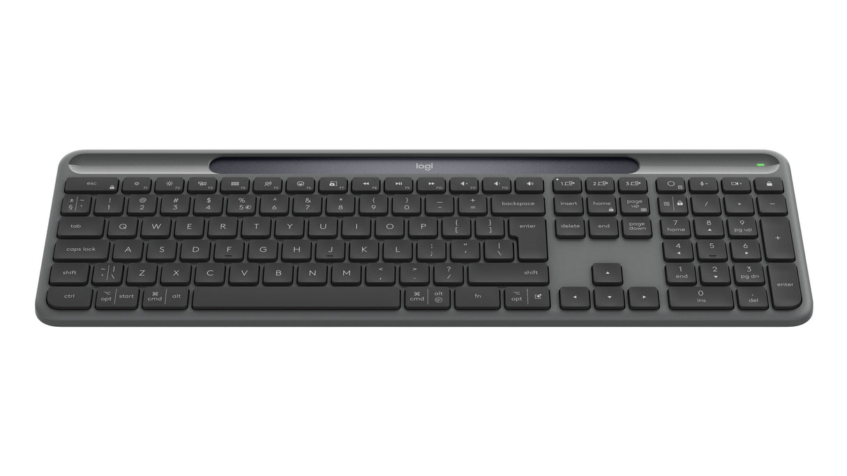 Logitech Signature Slim Solar+ K980 tastatur Universel RF trådløs + Bluetooth QWERTY UK international Grafit