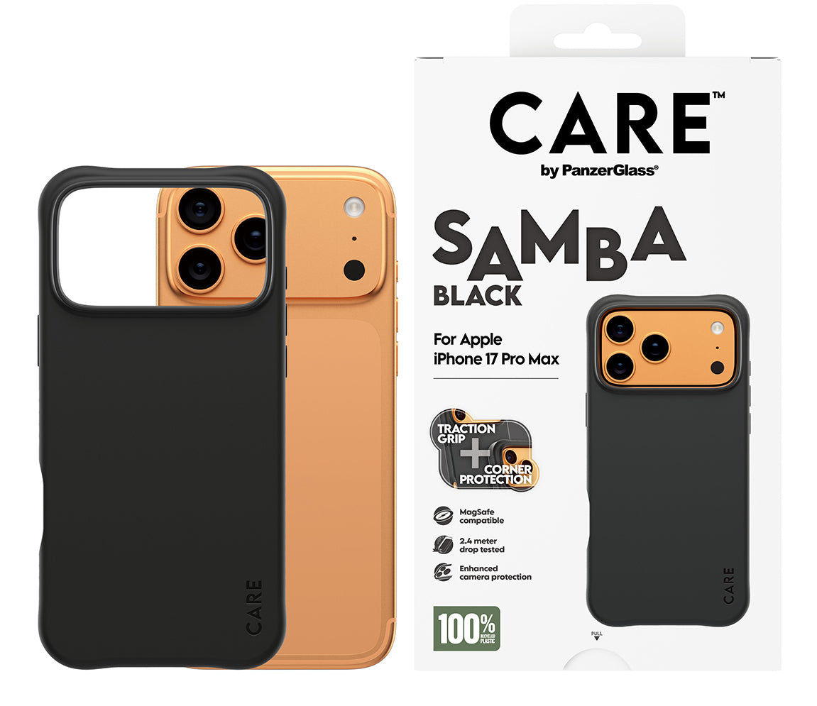 PanzerGlass CARE by ® Fashionable Case Samba Sort m. MagSafe iPhone 17 Pro Max