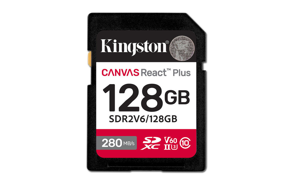 Kingston Canvas React Plus SDXC UHS-II Memory Card 128GB 280MB/s