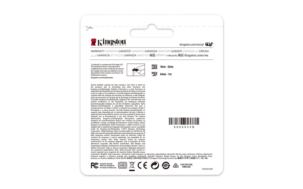 Kingston Canvas Select Plus microSDXC 64GB 100MB/s