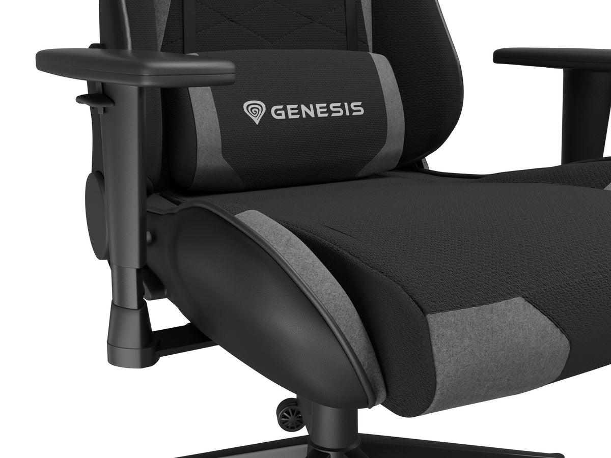 GENESIS Nitro 440 G2 PC gamingstol Polstret sæde Sort, Grå