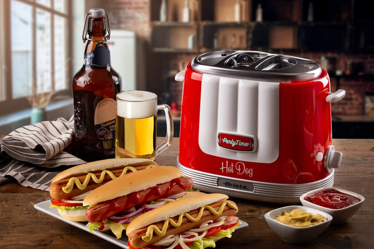 Ariete 0206/00 Hotdog rister 650 W Rød