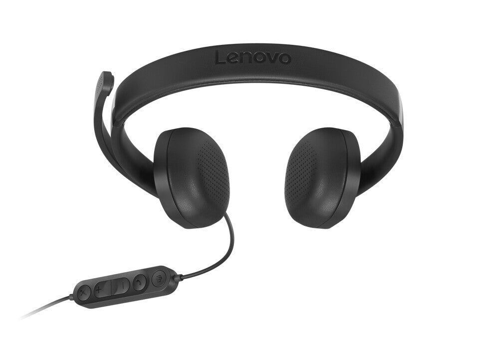 Lenovo VoIP Headset 5000 Ledningsført Kontor/Callcenter USB Type-C Sort