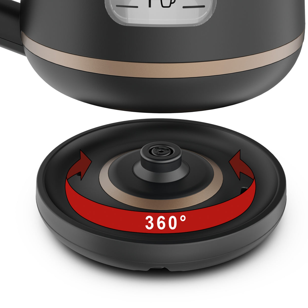 Tefal Includeo KI5338 elkedel 1 L 2400 W Sort