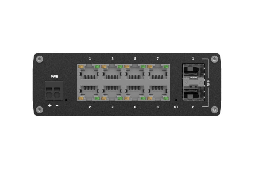 Teltonika TSW212 Administreret L2 Gigabit Ethernet (10/100/1000) Sort
