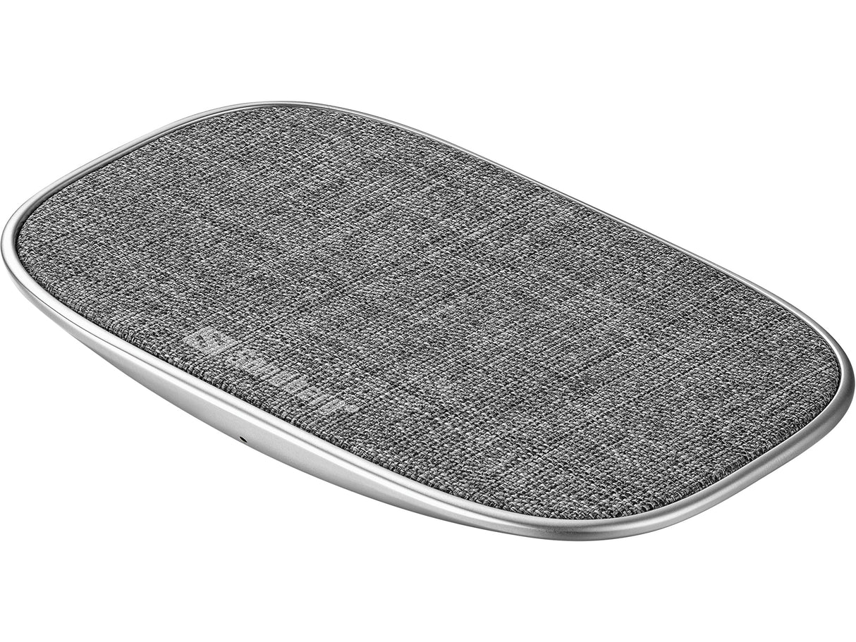 Sandberg Wireless Charger Deck 15W Universel Aluminium, Grå USB Trådløs opladning Indendørs