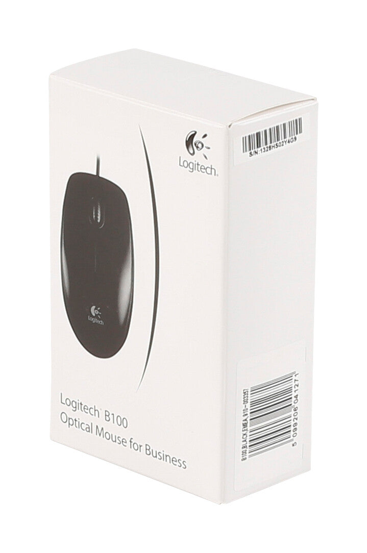 Logitech B100 mus Kontor Ambidextrous USB Type-A Optisk 800 dpi