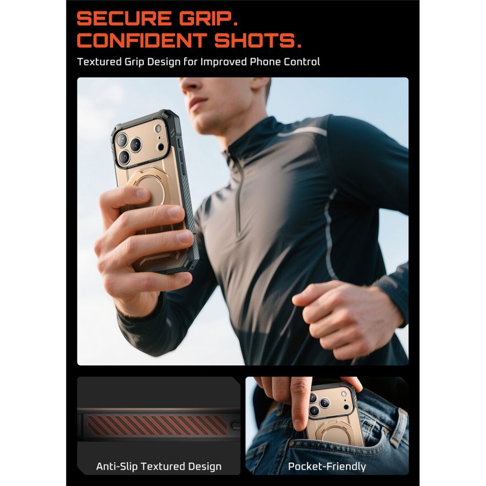 Supcase UB Grip Pro Mag MagSafe Case til iPhone 17 Pro - Guld