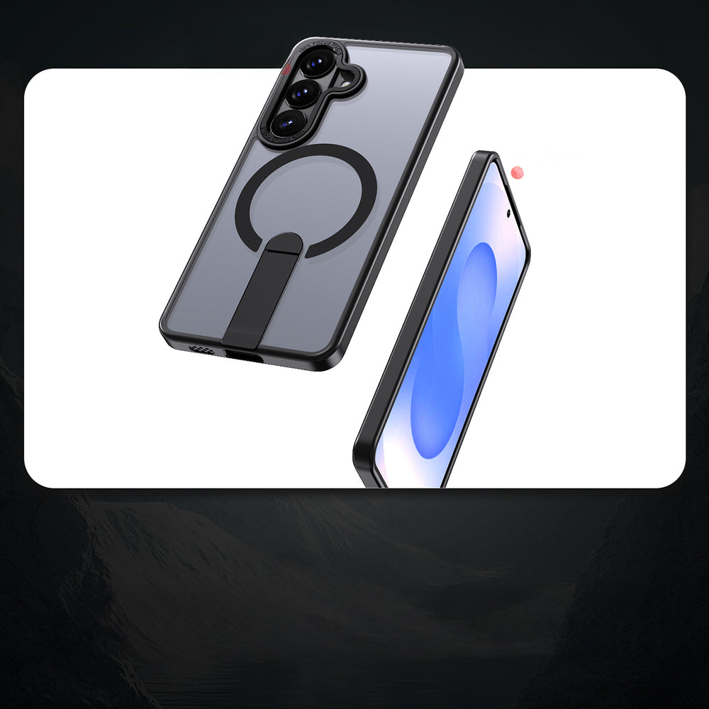 Hybrid Armor X Case til Samsung Galaxy S26 Plus med stand, kompatibel med MagSafe - sort