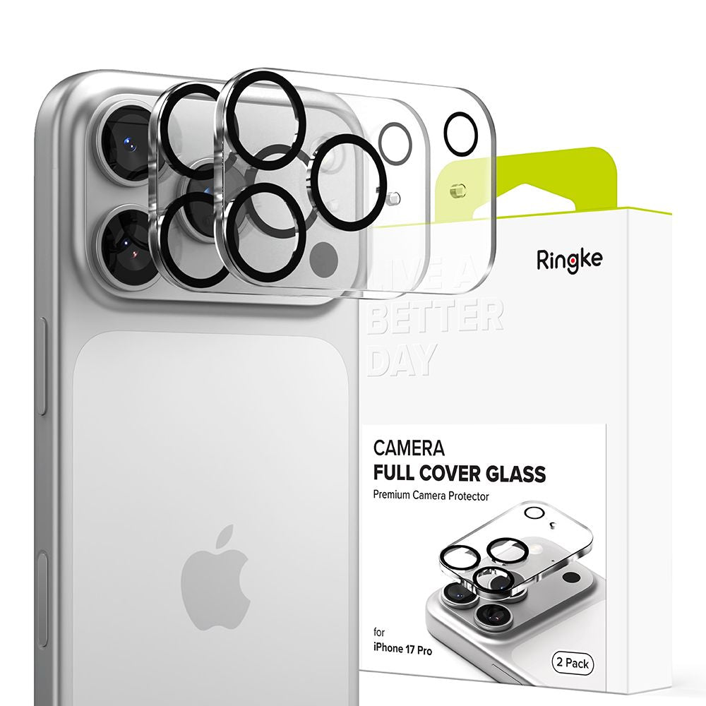 Ringke Camera Full Cover 2-pack til iPhone 17 Pro - sort