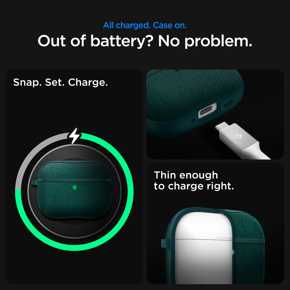 Spigen Urban Fit Case til AirPods 3 - Grøn