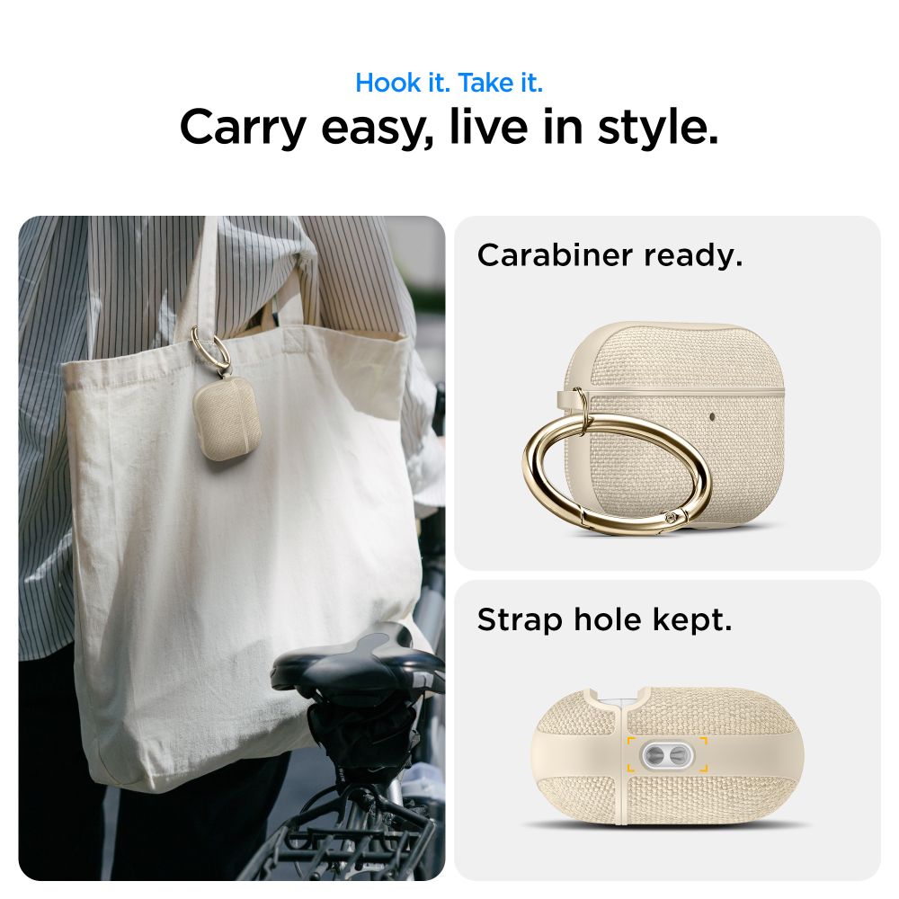 Spigen Urban Fit Case til AirPods 3 - Beige