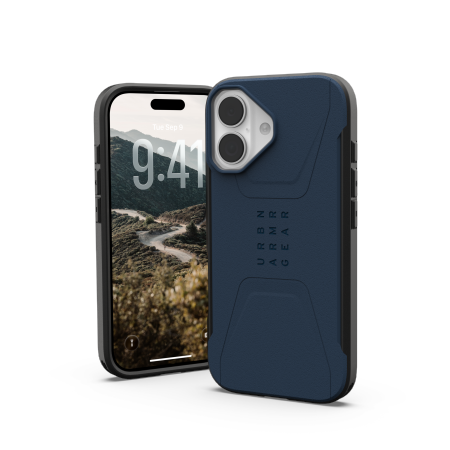 UAG Civilian MagSafe case til iPhone 17 - marineblå