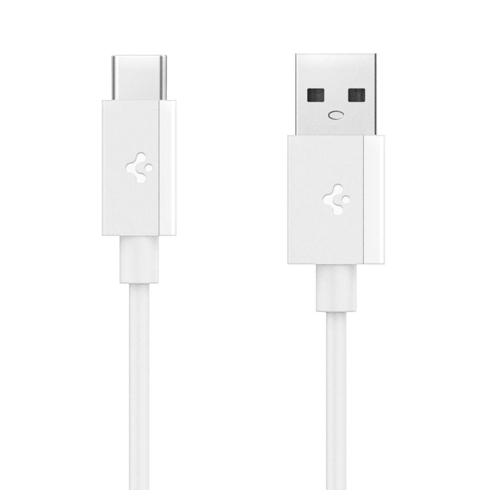 Spigen EB6010AC USB-A / USB-C 60W-kabel 100 cm - hvid