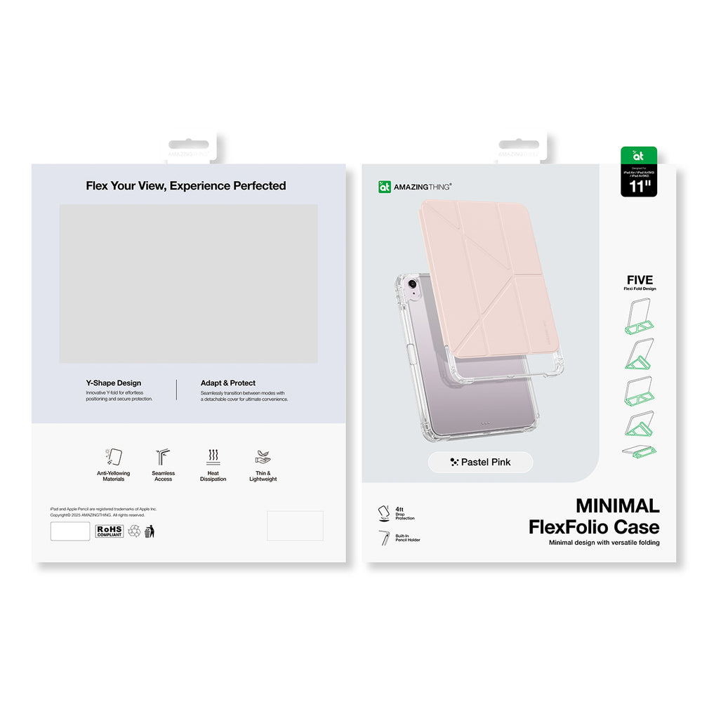 AmazingThing Minimal Case til iPad Air M3 11" - Pink