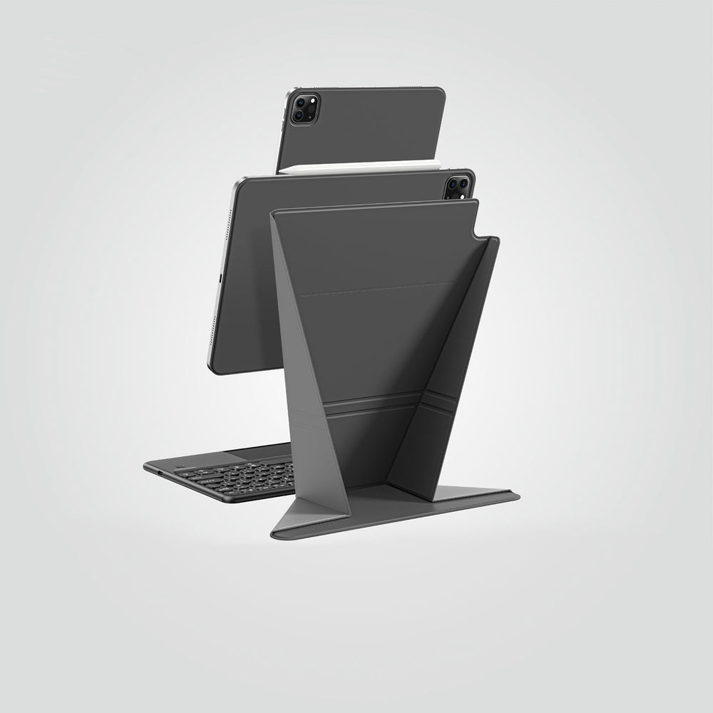 AmazingThing Matte Pro Mag Folio Case med Stativ til iPad Air M3 13" - sort