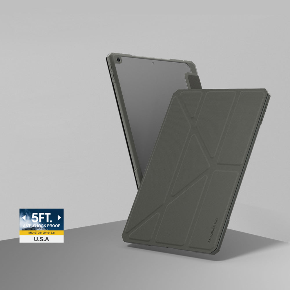 AmazingThing Titan Pro Folio Case til iPad Air M3 11" - Grå