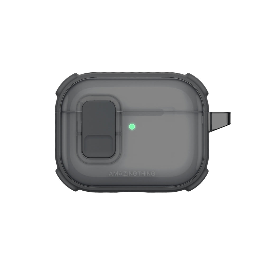 AmazingThing Titan Pro Mag Case Clear til AirPods Pro 3 - sort
