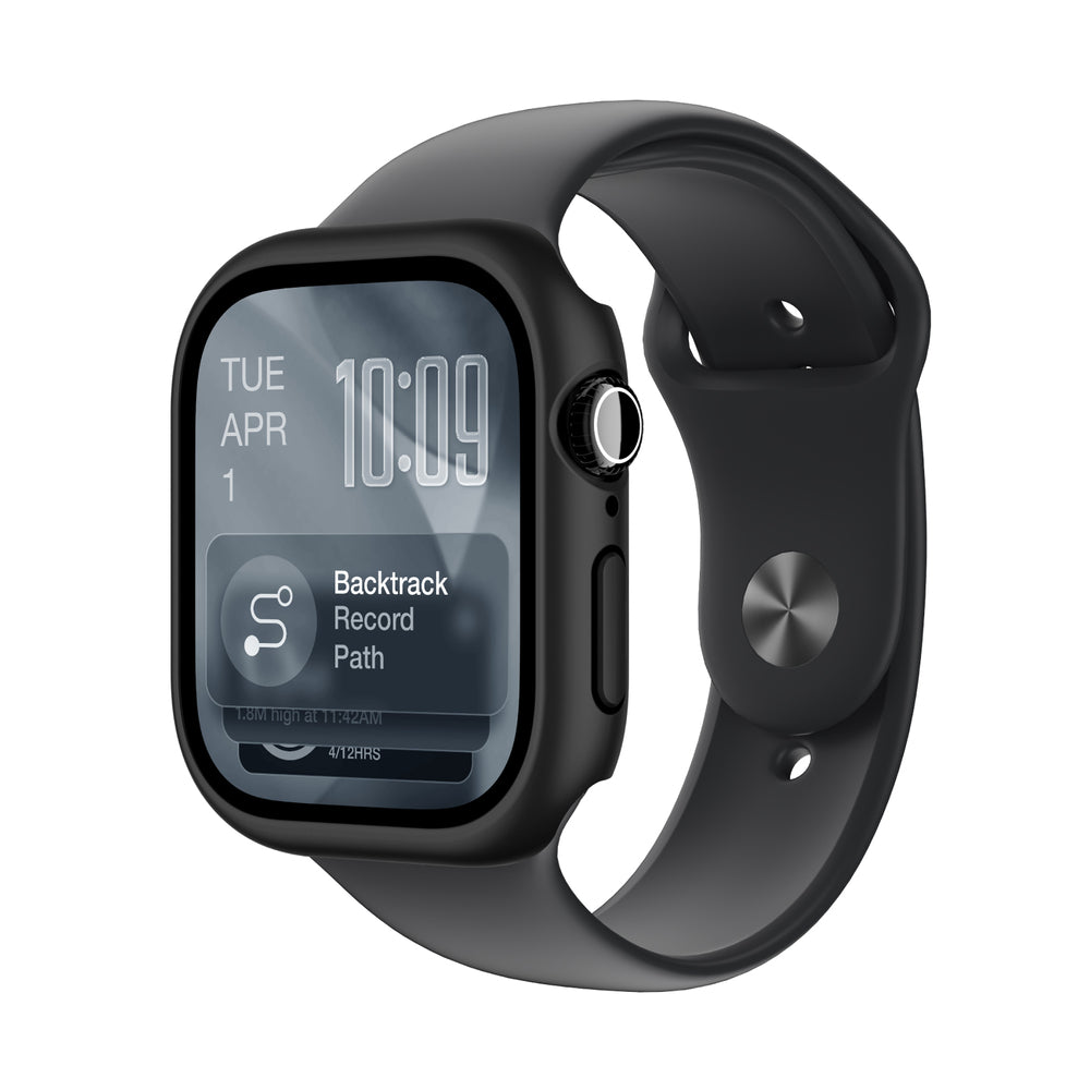 AmazingThing minimal beskyttelsesfoder til Apple Watch Series 11 46mm - sort