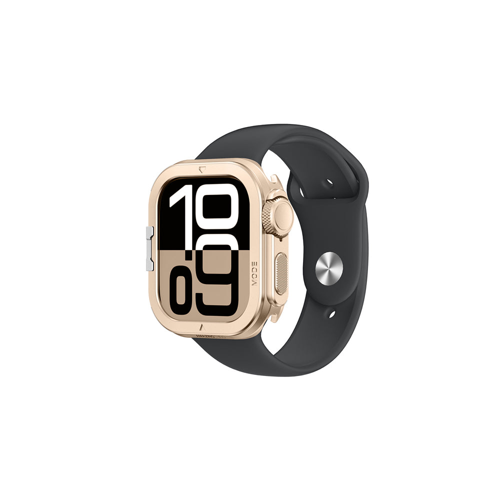 AmazingThing Titan Pro Metal Case til Apple Watch 11 46mm Aluminium - Guld