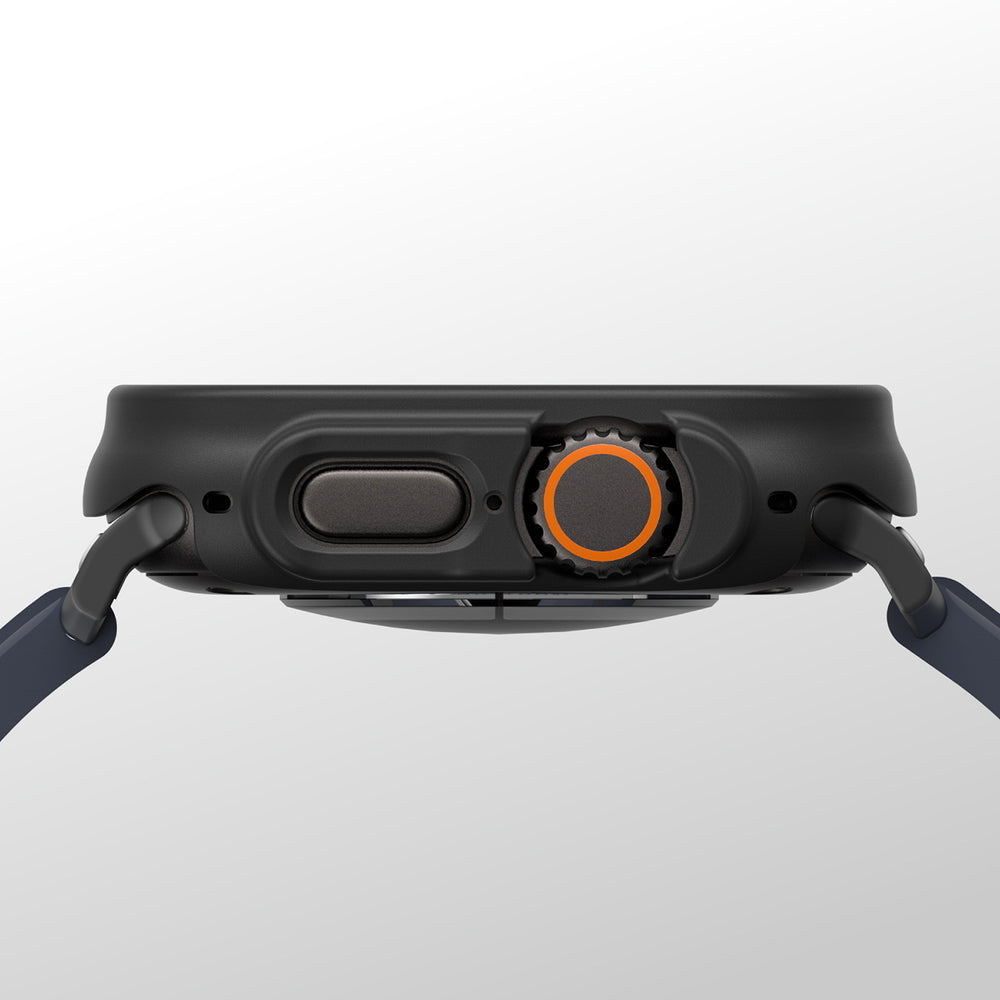 AmazingThing minimalt beskyttelsesfodral til Apple Watch UItra 3 49mm - sort