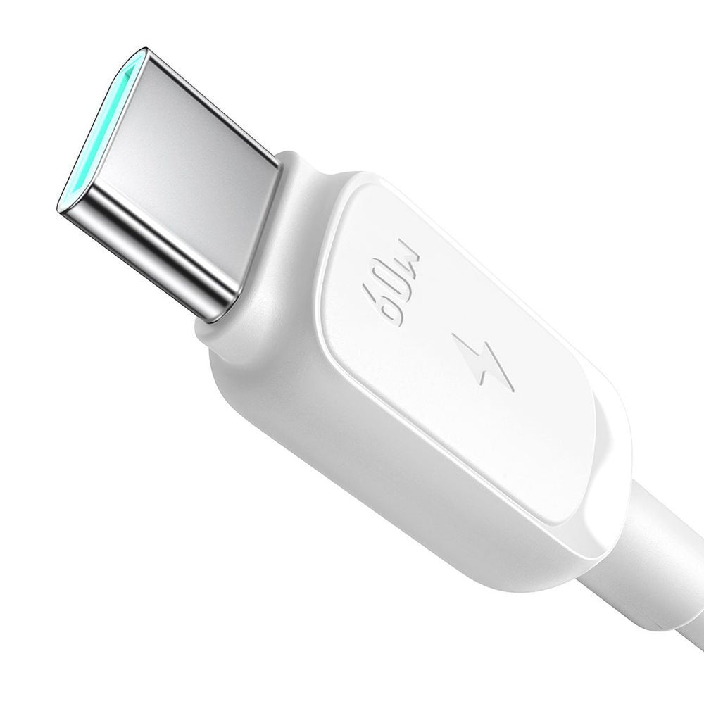 Joyroom S-A14 USB-C-kabel - USB-C 60W 1,2 m - hvid
