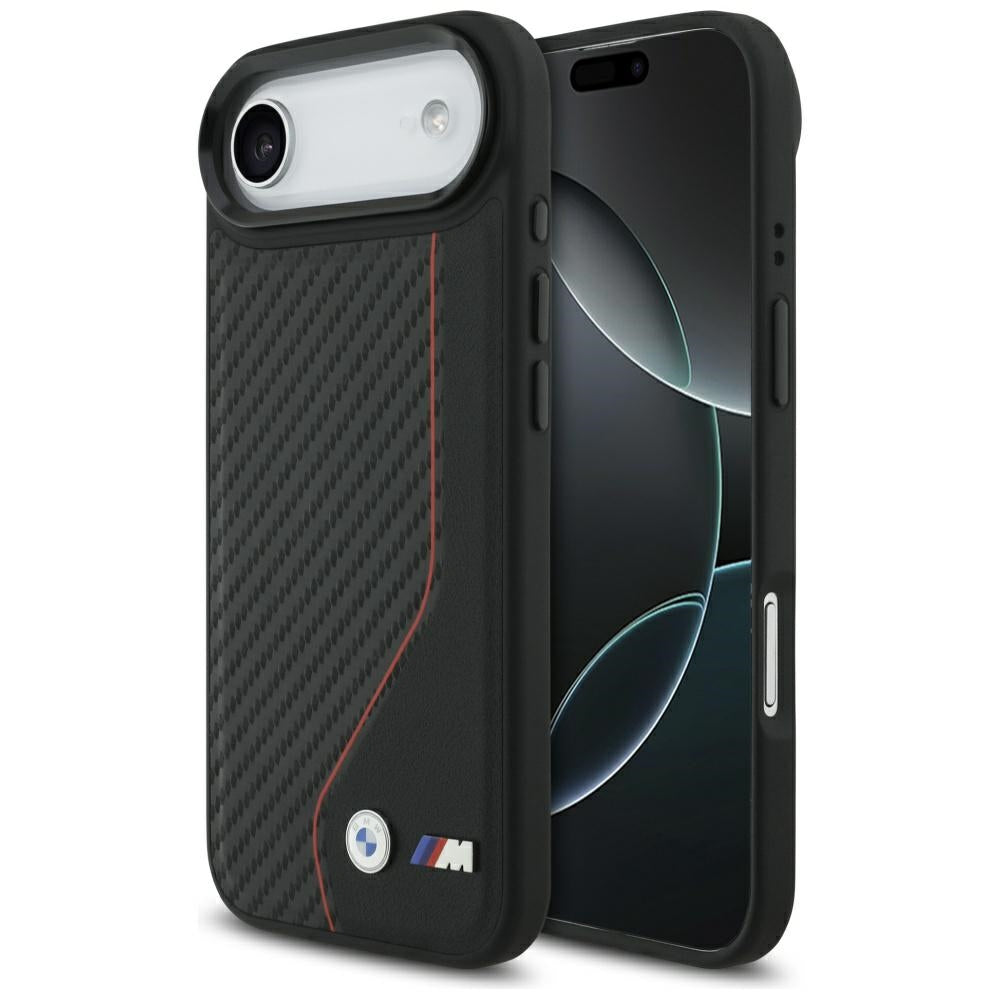 BMW M Carbon Line & Logo MagSafe Case til iPhone Air - Rød