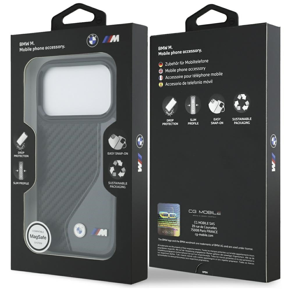 BMW M Carbon Logo MagSafe-hylster til iPhone 17 Pro - grafit