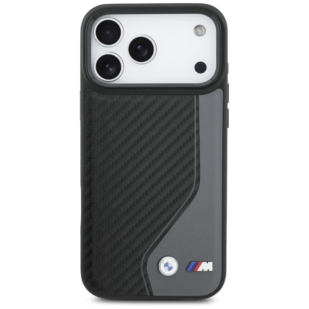BMW M Carbon Logo MagSafe-foder for iPhone 17 Pro Max - grafit