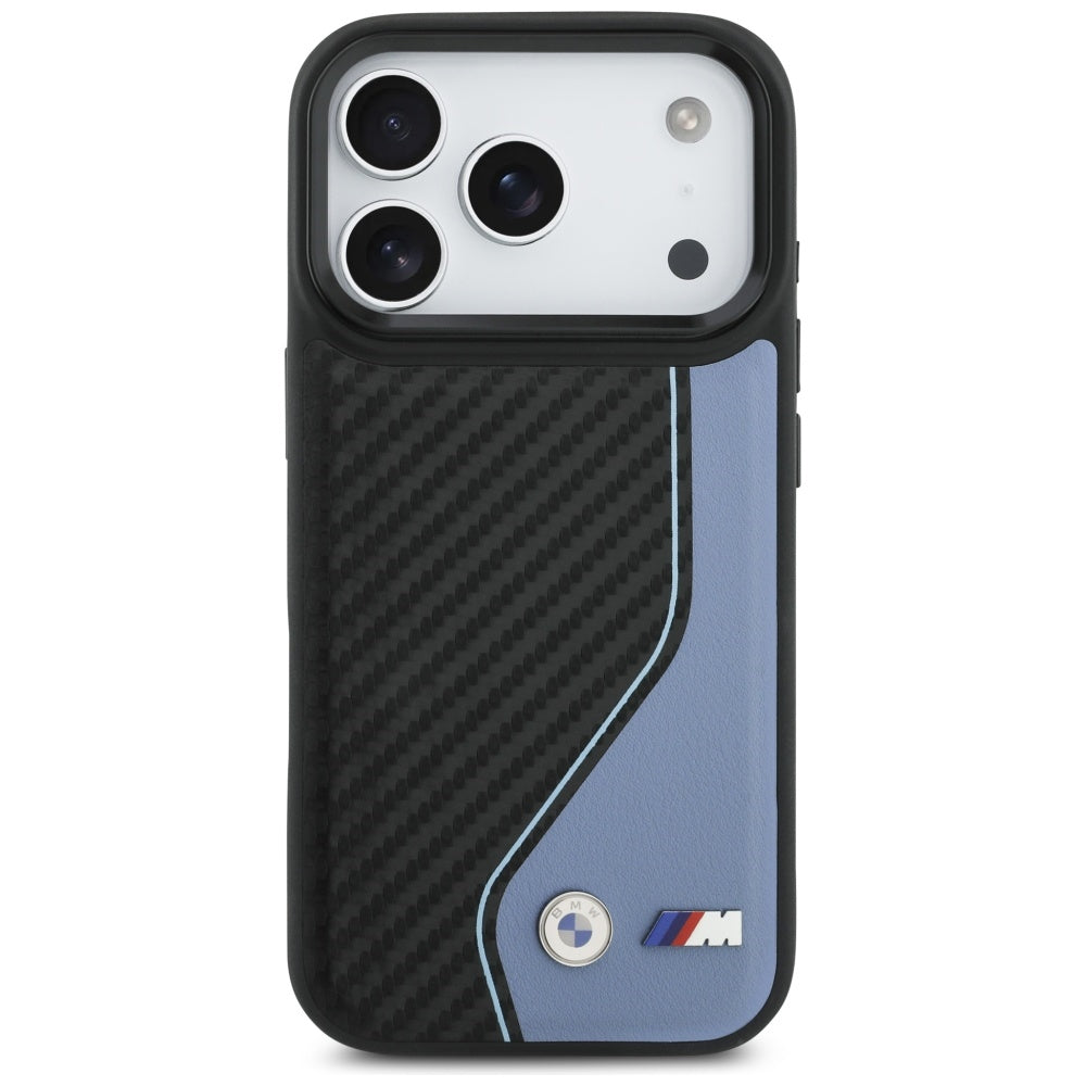 BMW M Carbon Logo MagSafe Case til iPhone 17 Pro - Blå