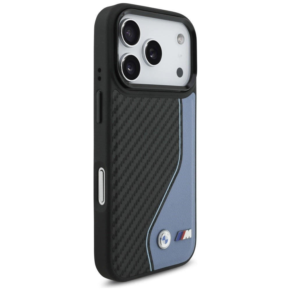 BMW M Carbon Logo MagSafe Case til iPhone 17 Pro - Blå