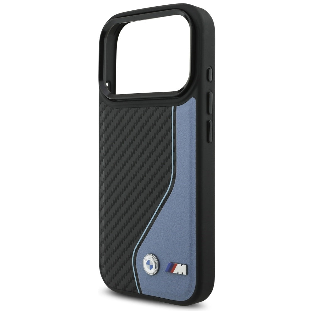 BMW M Carbon Logo MagSafe Case til iPhone 17 Pro - Blå