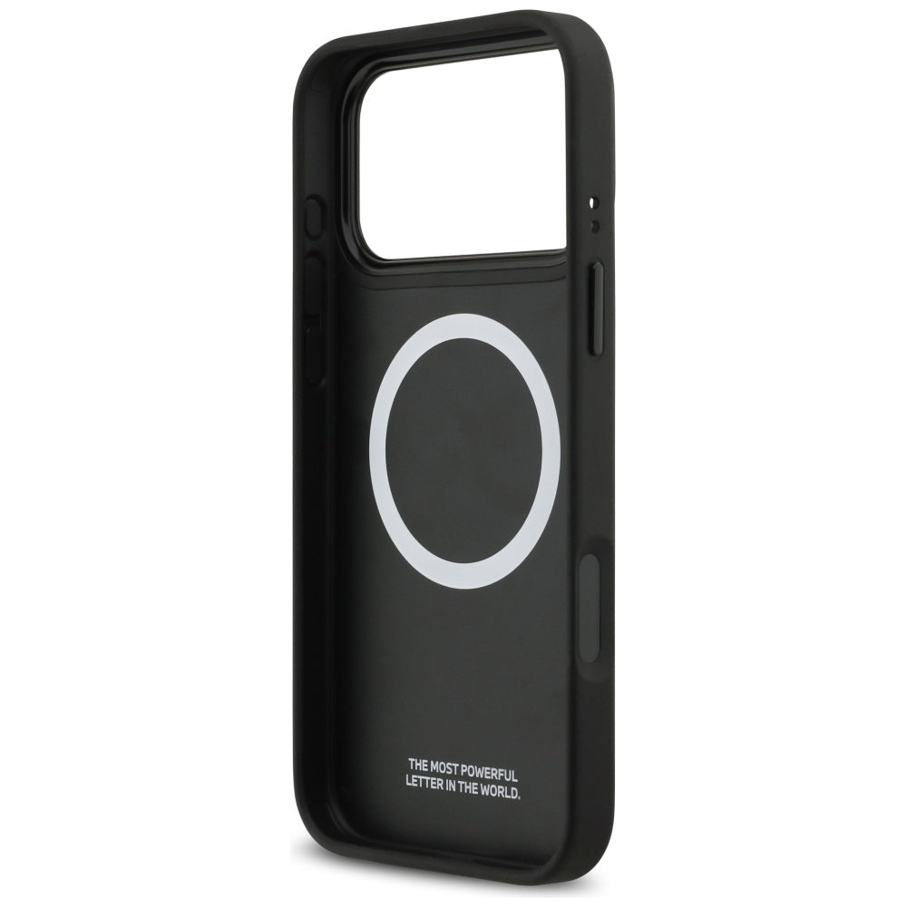 BMW M Quilted Logo MagSafe case for iPhone 17 Pro Max - graphite