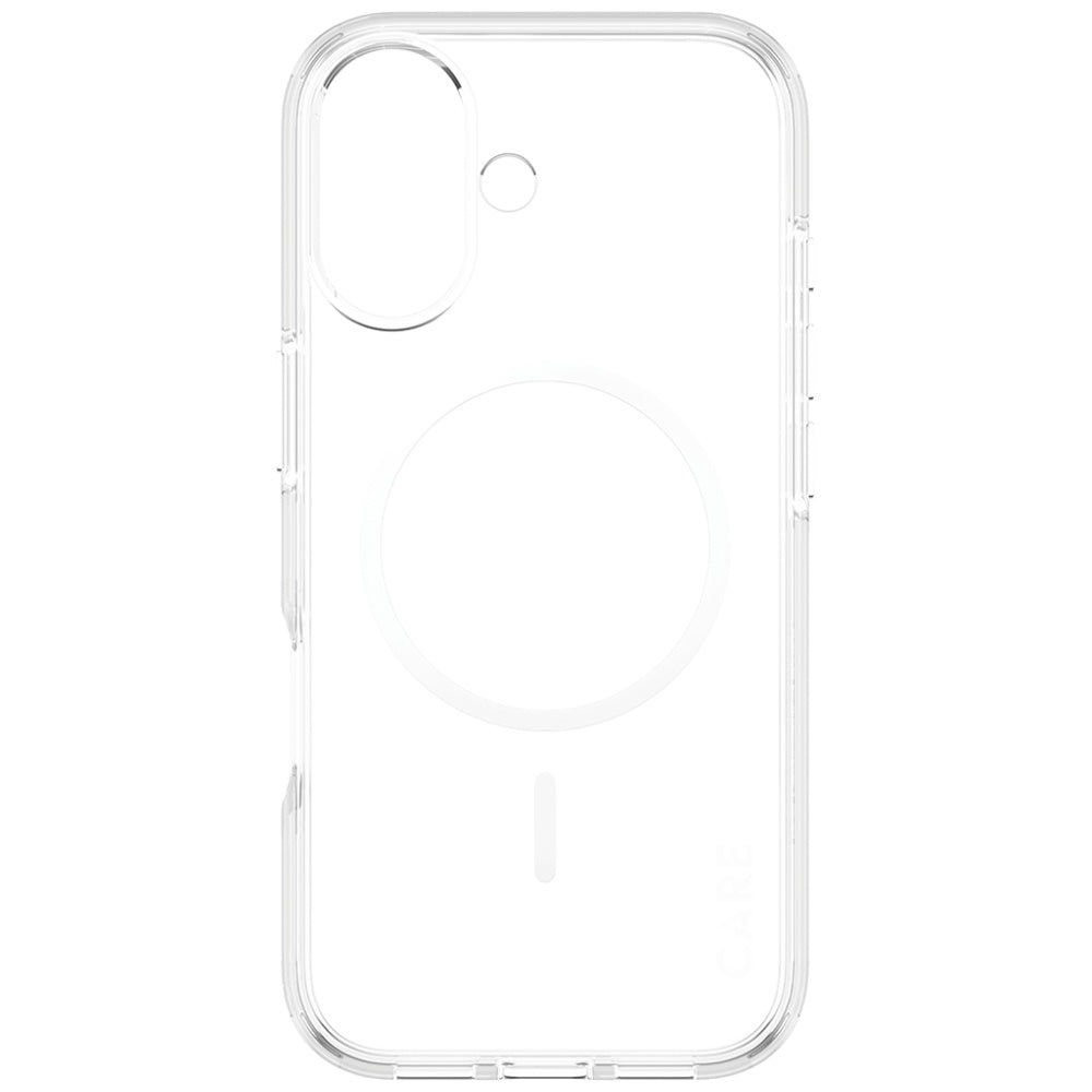 CARE af PanzerGlass Flagship Urban Explorer Case w. White MagSafe til iPhone 17 - Transparent