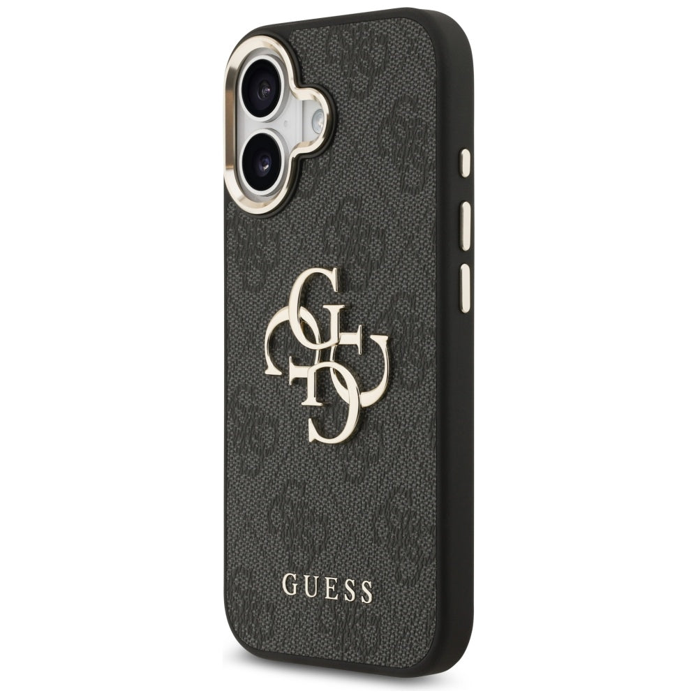 Guess 4G Big 4G Classic Logo Case for iPhone 17 - Black and Gold